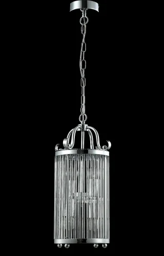Светильник подвесной TADEO SP4 D200 CHROME/TRANSPARENTE Crystal Lux прозрачный 4 лампы, основание хром в стиле модерн  фото 3